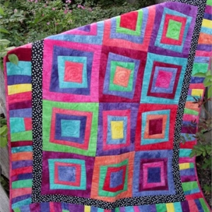 Tilt-a-Square Quilt Pattern