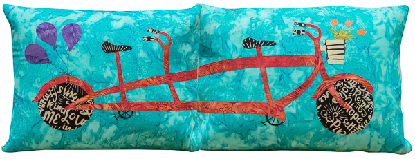 pillow duet pattern bicycle built for two